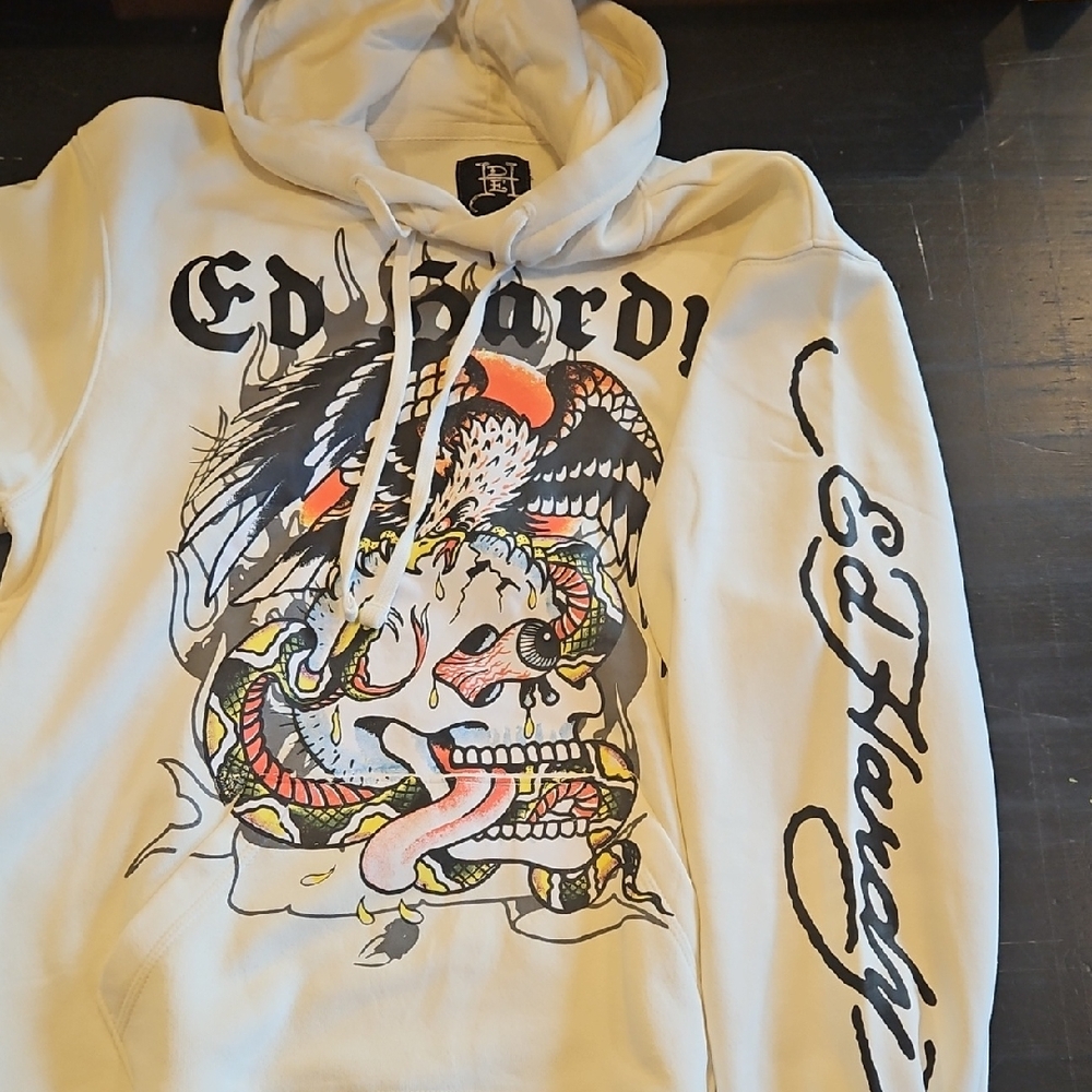 Ed Hardy Hoodie Eagle Skull